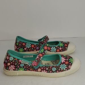 Keen floral Mary Jane shoes